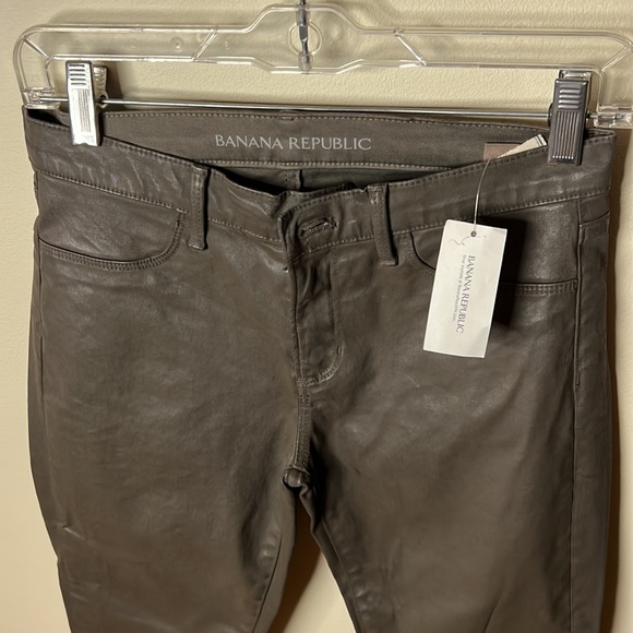 NWT Banana Republic Faux Leather Pants - Picture 2 of 5